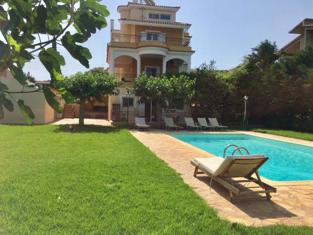 Relaxing Villa With Swimming Pool And Garden Agios Georgios  Exterior foto
